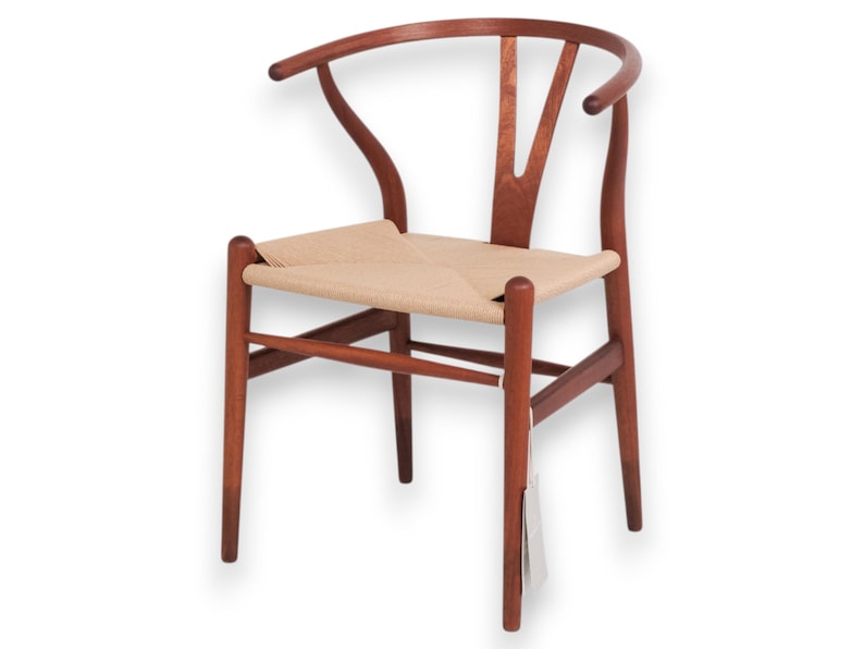 Wishbone Chairs Model CH24 In Mahogany By Hans J. Wegner For Carl Hansen & Son image 1