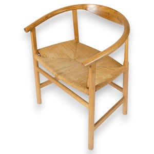 Hans J. Wegner Armchair Model PP201 Made In Oak & Wenge For P.P Furniture