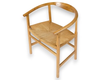 Hans J. Wegner Armchair Model PP201 Made In Oak & Wenge For P.P Furniture