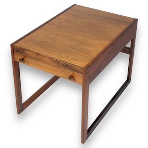 Side/Bedside Table With draw Made In Rosewood Model K.T Nr.152 From 1960s
