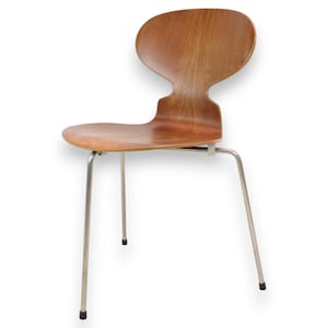 The Ant Chair Early Model 3100 Made In Teak By Arne Jacobsen For Fritz Hansen From 1950s