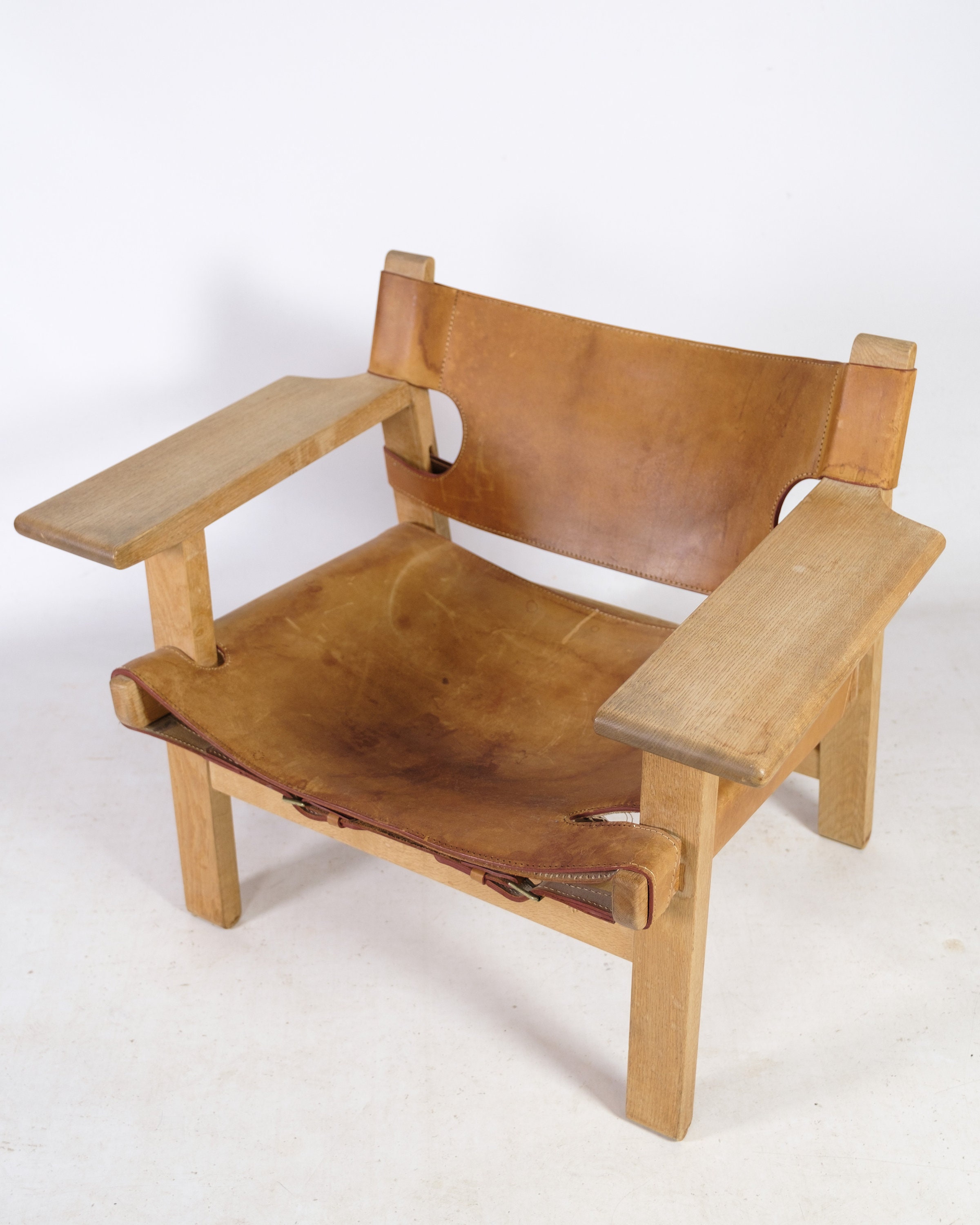 The Spanish Chair, Model BM2226, Oak Wood & Patinated The Spanish Chair, Model BM2226, Oak Wood & Patinated
