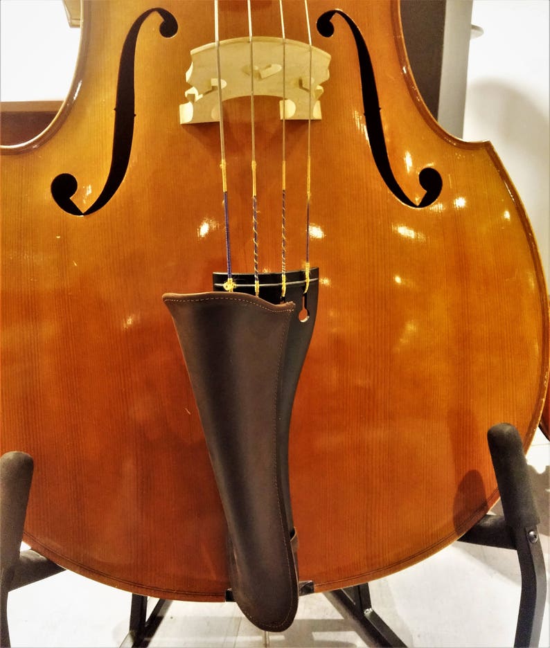 Brown Leather Contrabass Bow Quiver Upright Bass Double Etsy