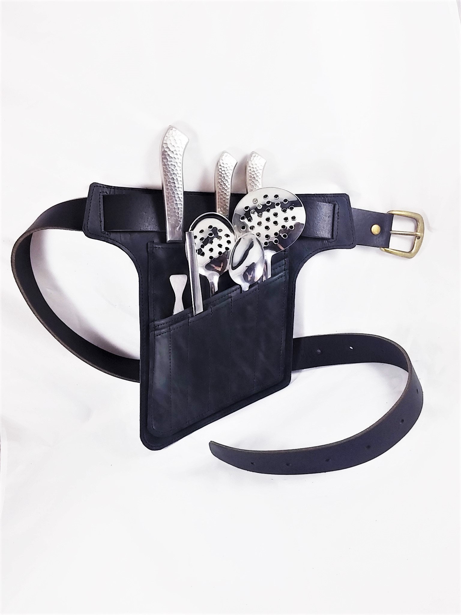 Black Chef Knives Belt ZoonderBelt Chefs knives Roll