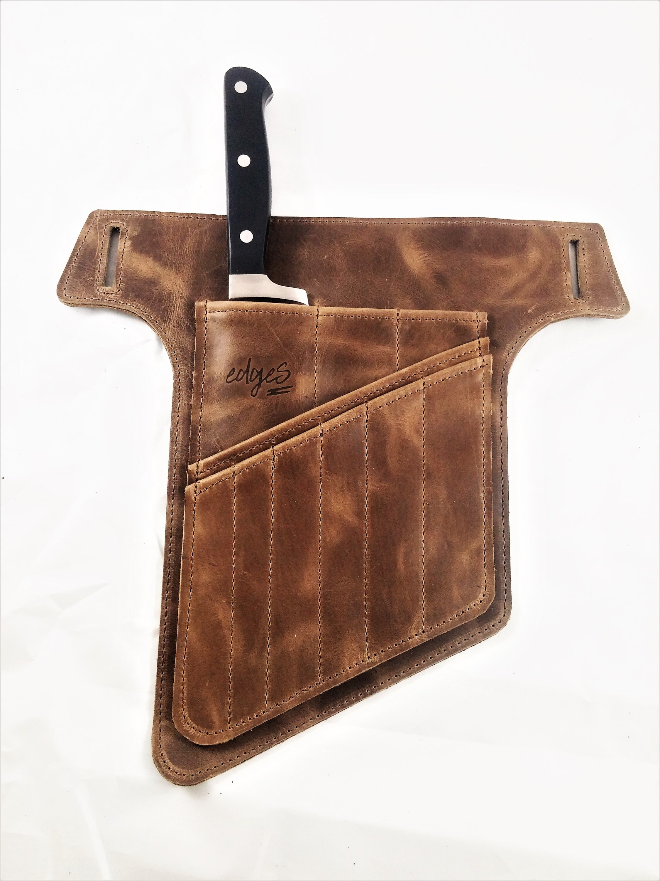 Leather Chef Knife Utility Belt Knife Roll Accessories Etsy
