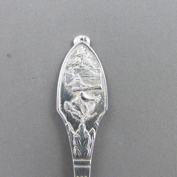 Aberdeen WASHINGTON STATE Olympic Mountains CAPITOL Building Vintage Collectible Souvenir Spoon