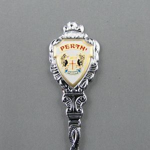 Vintage Australian Souvenir Spoon Paddy Hannan Kalgoorlie Gold Mine in Western Australia