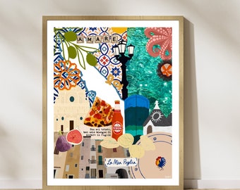 Apulien Kunstdruck, Apulien Reise, Apulien Italien Kunst, italienische Sommerkunst, Reisekunst