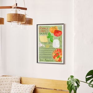 Custom Illustrated Recipe , Personalized Recipe Art, Custom Wall Art, Food Wall Art, Personalized Christmas Gift