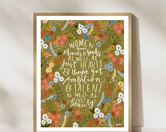 Little Women Quote/Jo March/ Feminist Quote/Louisa May Alcott