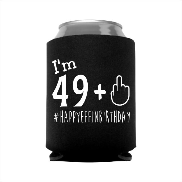 A Cold One For the Old One Screen Printed Can Cooler birthday party – Be  Vocal Designs