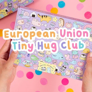 Boîte Tiny Hug Club UE Mai : licornes épaisses, arcs-en-ciel et vers luisants image 1