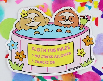 Summer Kawaii Clipart Set Cute Sloths Beach Pool Party Digital Clipart Funny Sloths Planner Supplies Vector Graphics Scrapbook Kawaii Clipart Sloth Cute Sloth