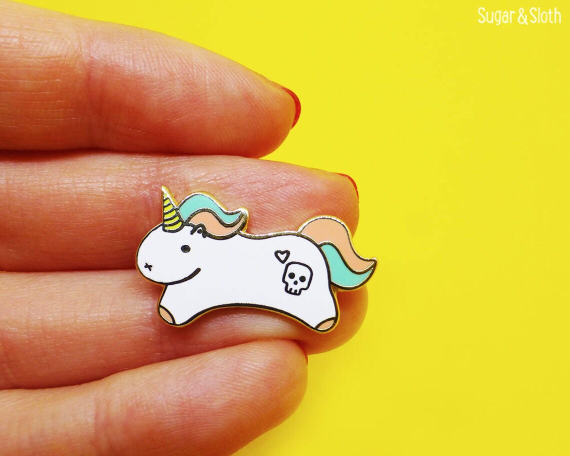 Unicorn Pin Badge Unicorn Enamel Pin Enamel Unicorn Pin Etsy UK
