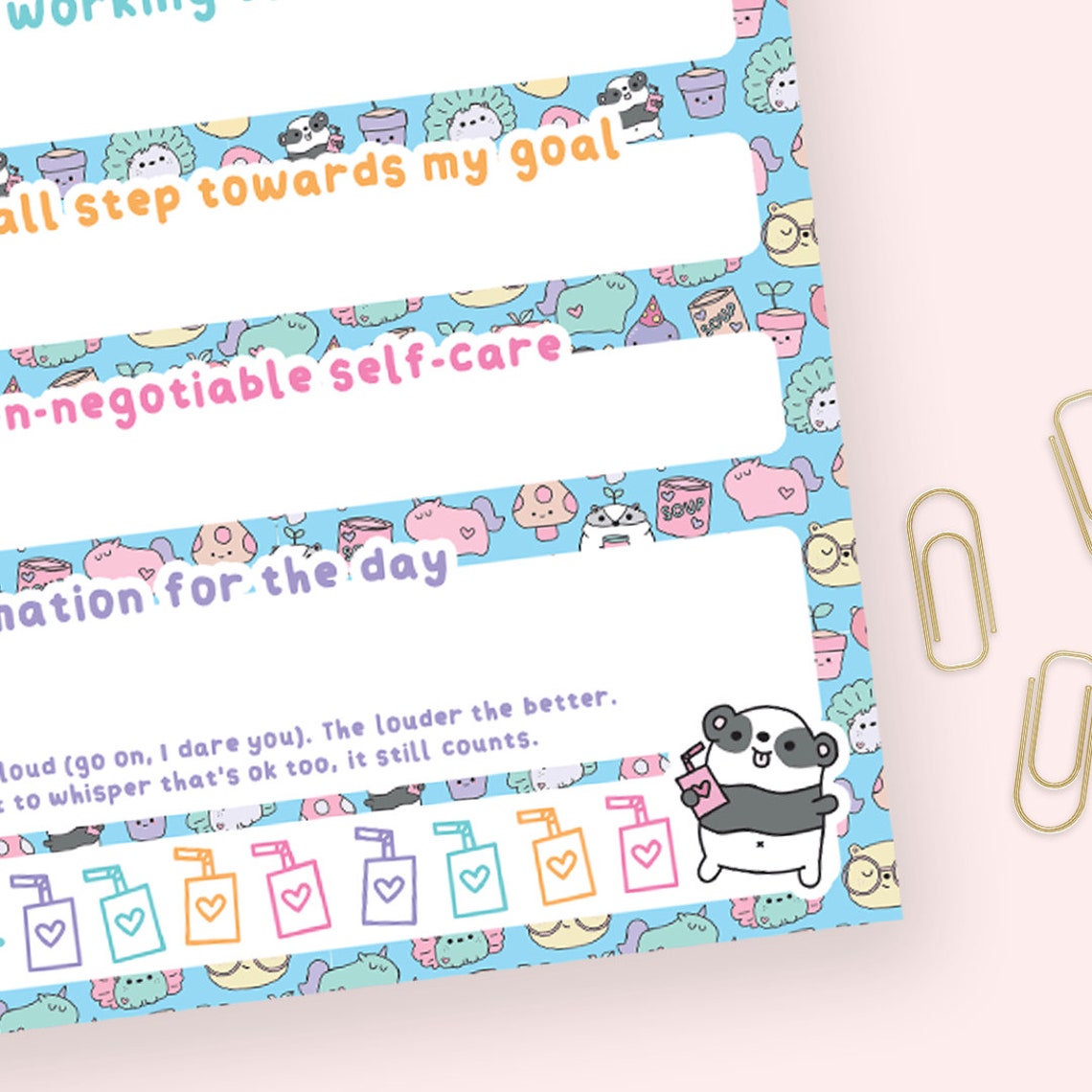 Feeling Overwhelmed & Five to Thrive Planners stationery set Etsy