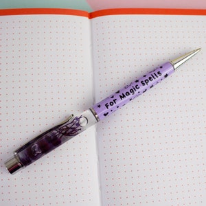 For Magic Spells  , pen, funny pen, pink pen, purple pen, cute stationery, cute pen, luxury pen, pen gifts for women