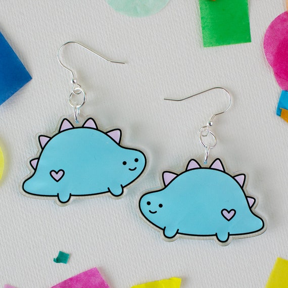 Cute Earrings Dinosaur Earrings 