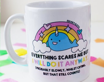Funny and cute introvert mug, self care gift, motivational mug, inspirational mug, love yourself mug for best friend funny mugs with quote
