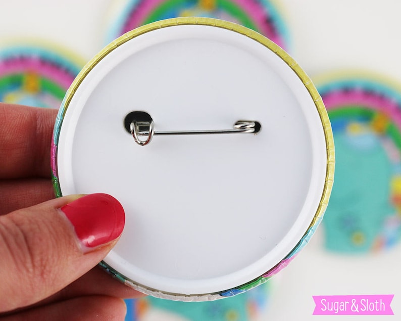 Funny Birthday Badge Birthday Girl Badge Unicorn Party Etsy