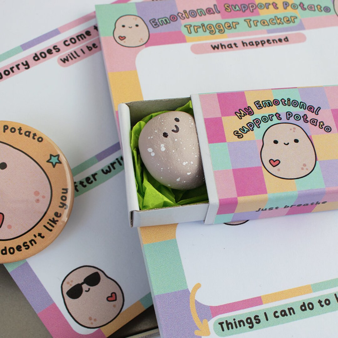 Emotional Support Potato Kit Mental Health Gift Mental Etsy