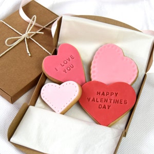 Personalised Valentine's Cookie Gift Set image 4