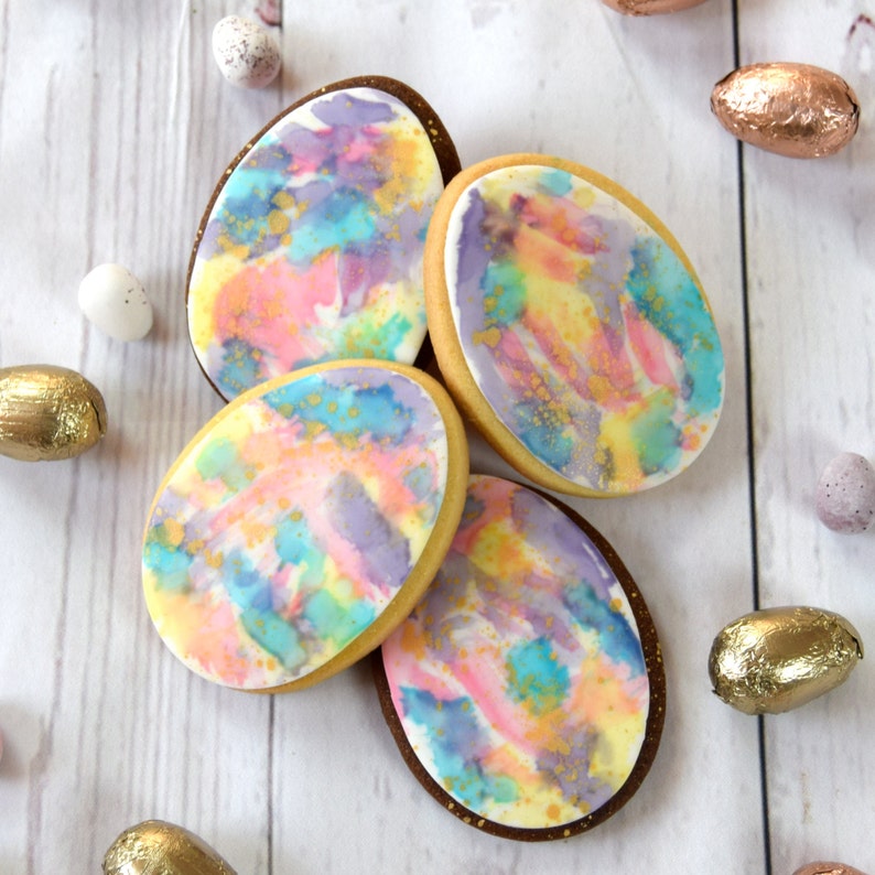 Watercolour Easter Egg Cookie Set image 3