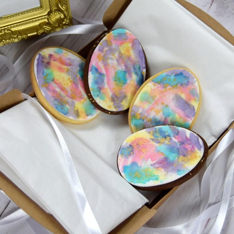 Watercolour Easter Egg Cookie Set image 4