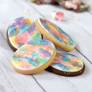 Watercolour Easter Egg Cookie Set image 1