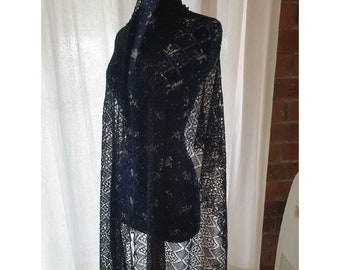 Knitting Pattern for a Lace Shawl/Stole in the Shetland Lace Tradition