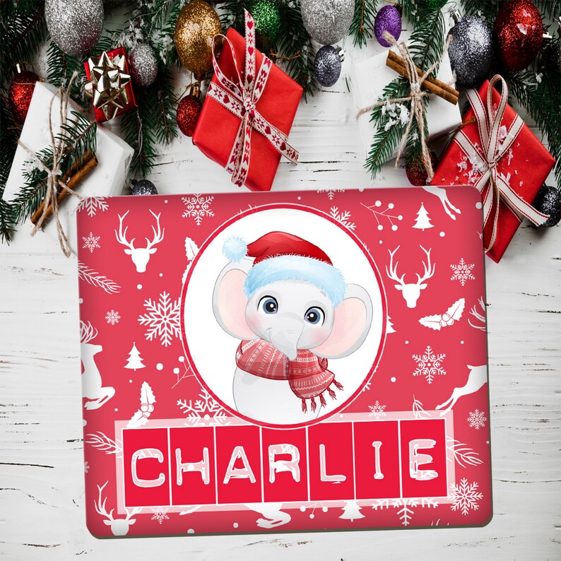 Personalised Winter Christmas Placemats