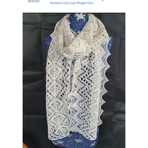 Knitting Pattern for a Lace Scarf in the Shetland Lace Tradition