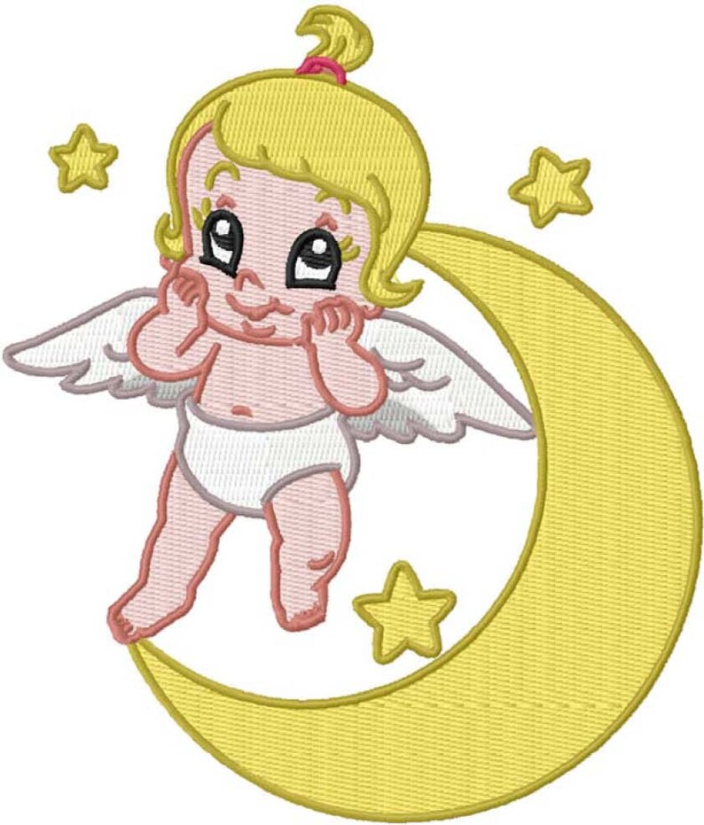 Baby Angel Embroidery Baby Angel Embroidery
