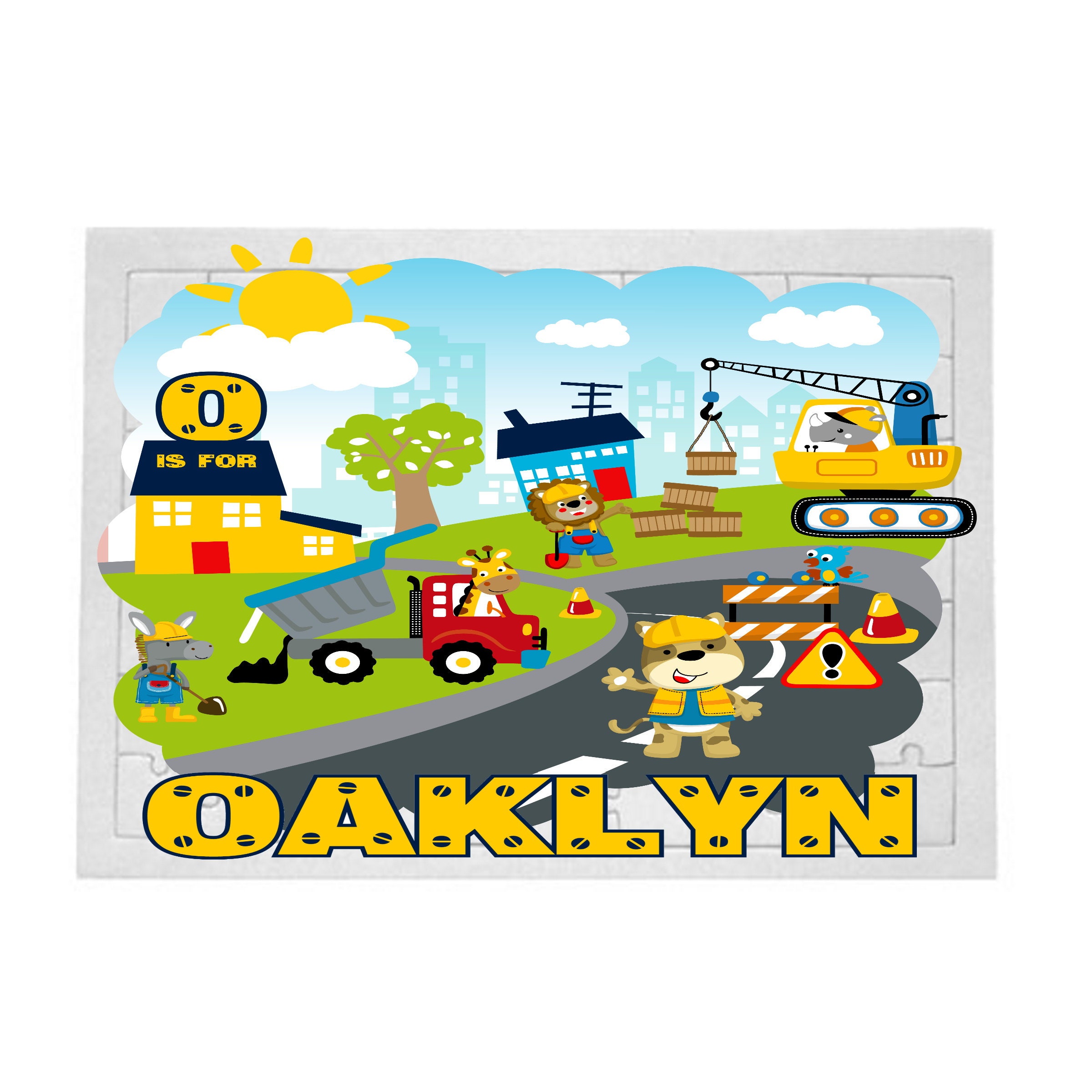 personalised jigsaw puzzles for kids set 1 etsy