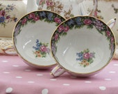 Paragon Soup Coupes, Paragon Old English Garden, Bone China Soup Bowls, Double Warrant