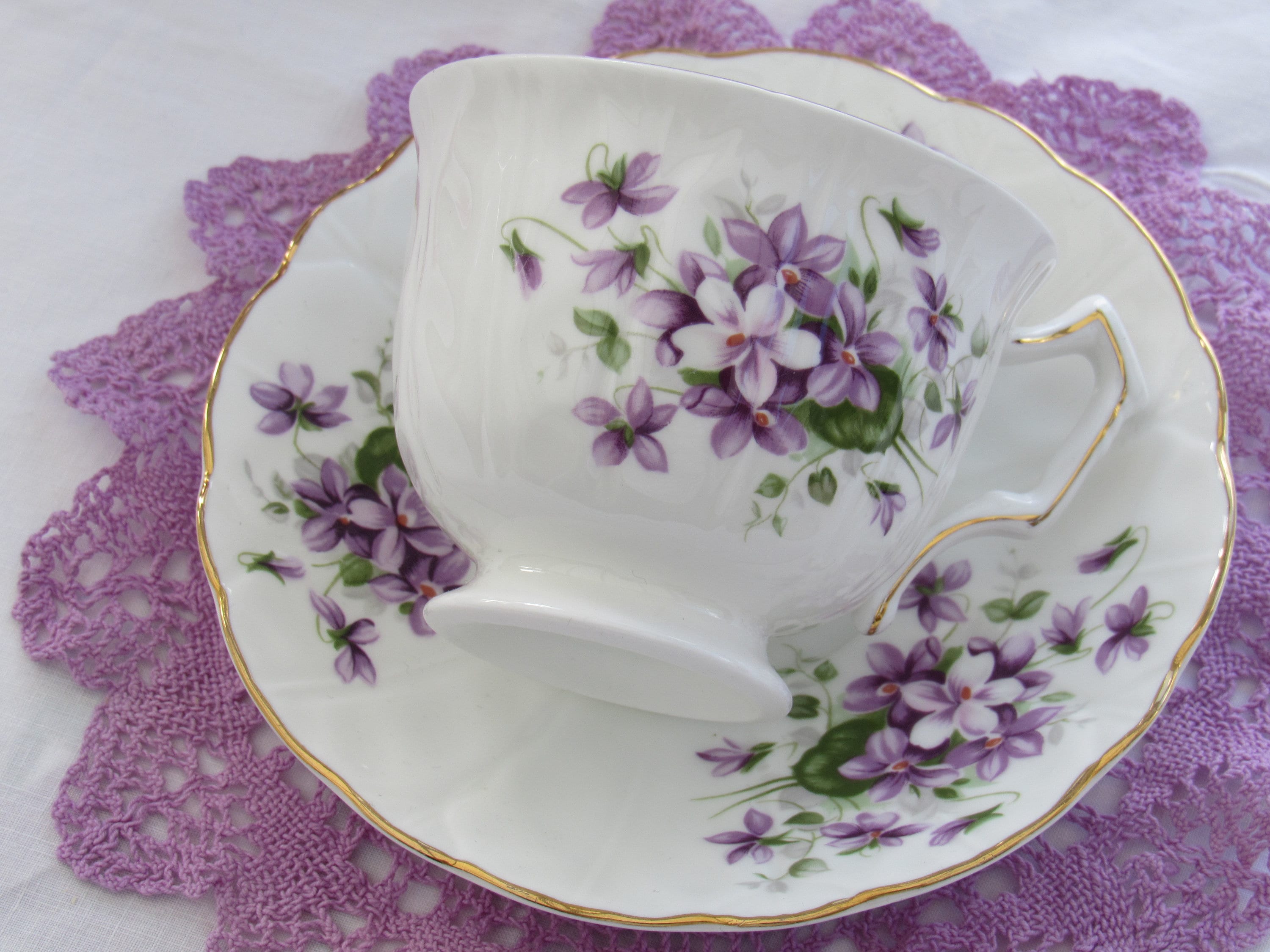 Aynsley Wild Violets - Etsy UK