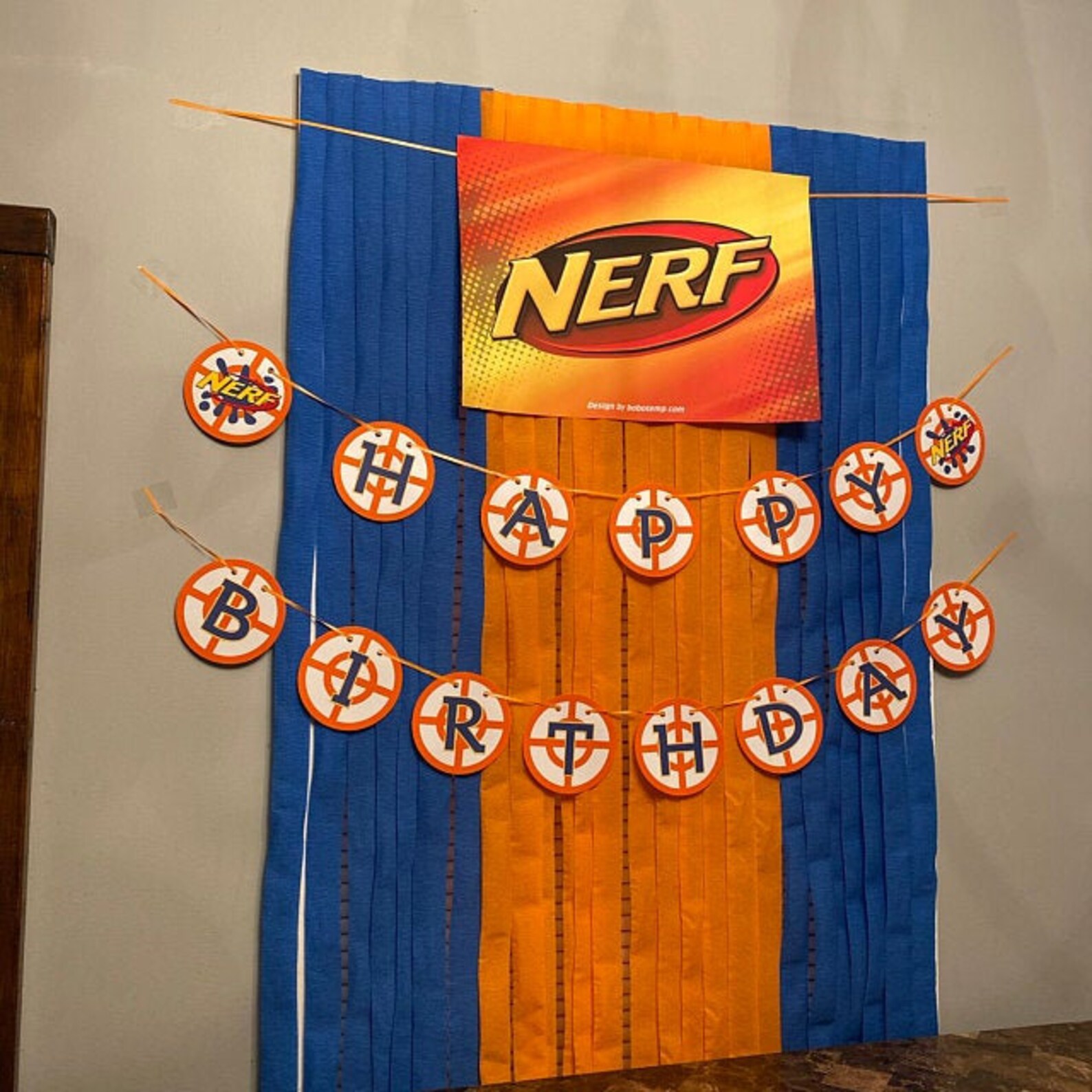 Nerf. Nerf Gun. Nerf Banner. Nerf Birthday Banner. Nerf Theme - Etsy