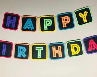 Laser Tag Birthday Banner. Laser Tag Banner. Laser Tag Party. Gaming Party. Gaming Banner. Video Games Birthday Banner. Video Games Banner