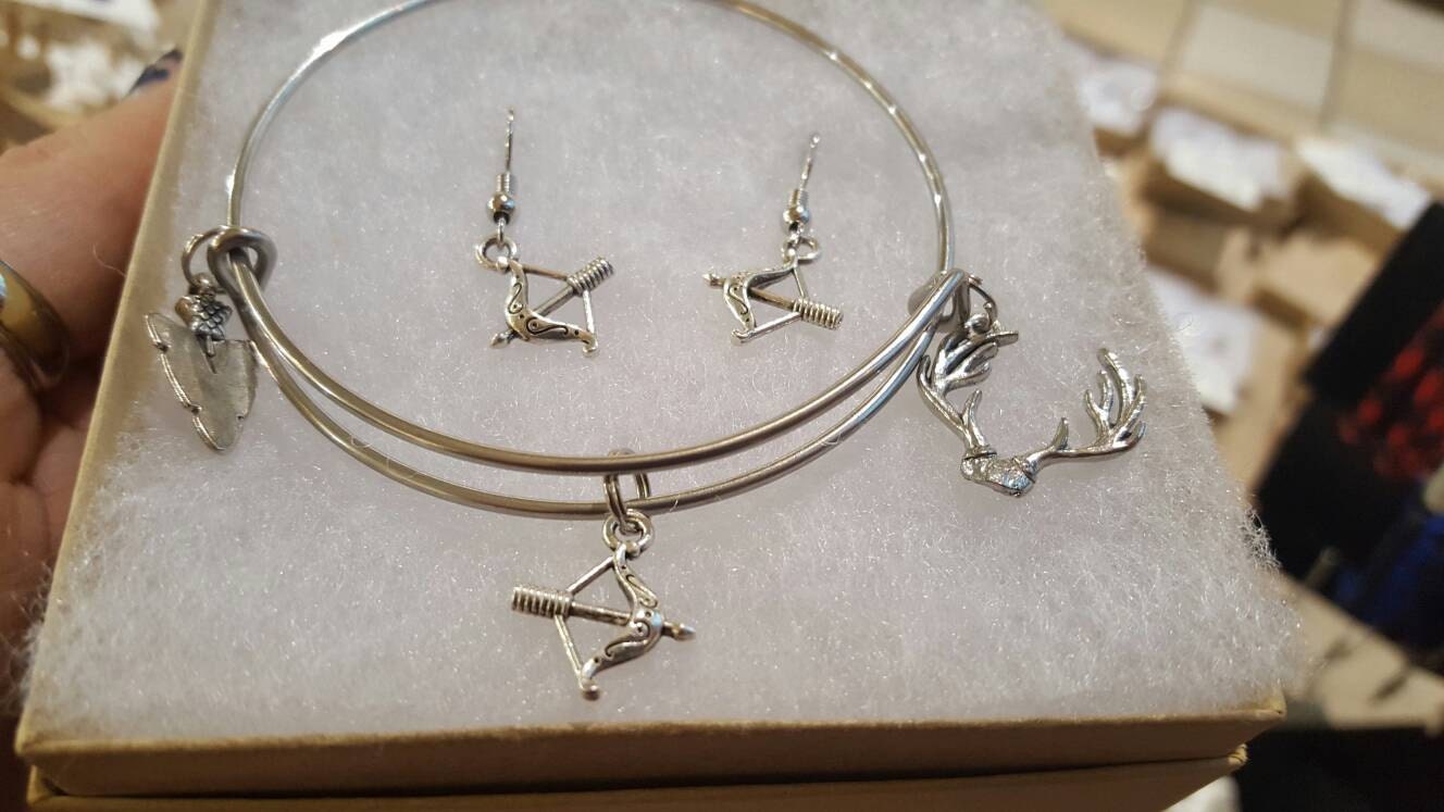 Archery Hunting Bracelet And Earring Set Il Fullxfull 1118348275 Krt5 Jpg