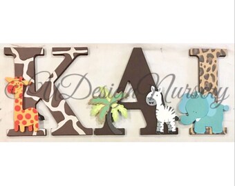 safari letters etsy