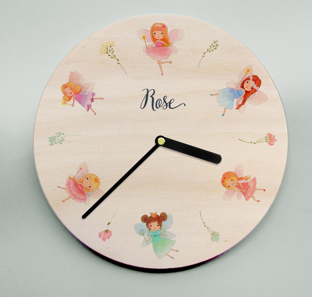 Fairy Clock / Unique Clock / Girls Clock / Pretty Clock / Cute Clock ...