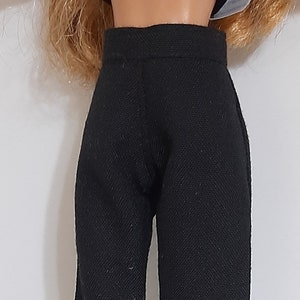 Black pants for 1/6 scale 11.5&quot; fashion dolls