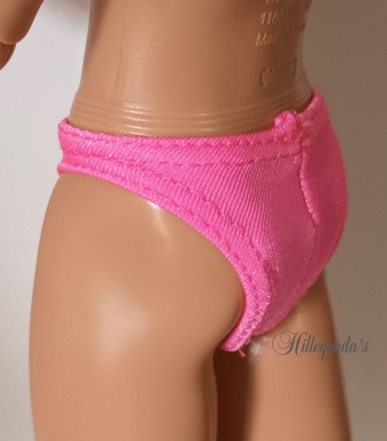 Set of 2 bikini underwear for 12 male doll more than 20 colors available image 4