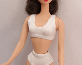 1 Set Doll Clothes Female Figures Wear-resistance Bras Beauty Chic  Underwear Toys Accessories Bras for Barbie Doll 
