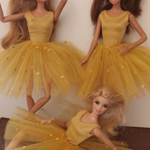 Tutu with leotard to fit 1/6 scale 11.5&quot; B-fashion dolls