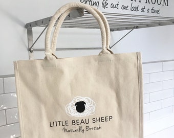 Little Beau Sheep Reusable Tote Shopping Bag.