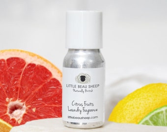 Citrus fruits essential oil to scent your wool dryer balls. The natural way to add fragrance to your laundry.