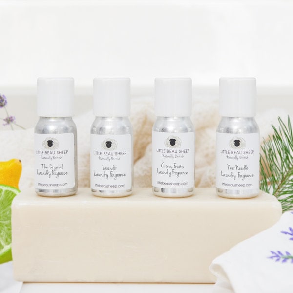 The Classic Laundry Fragrance Collection, the natural way to scent your laundry, beautifully presented in a gift box