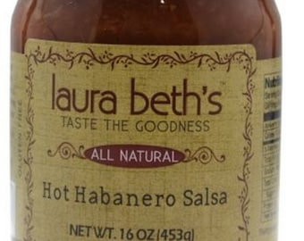 Laura Beth's Regular Hot Habanero Salsa - 16 oz.