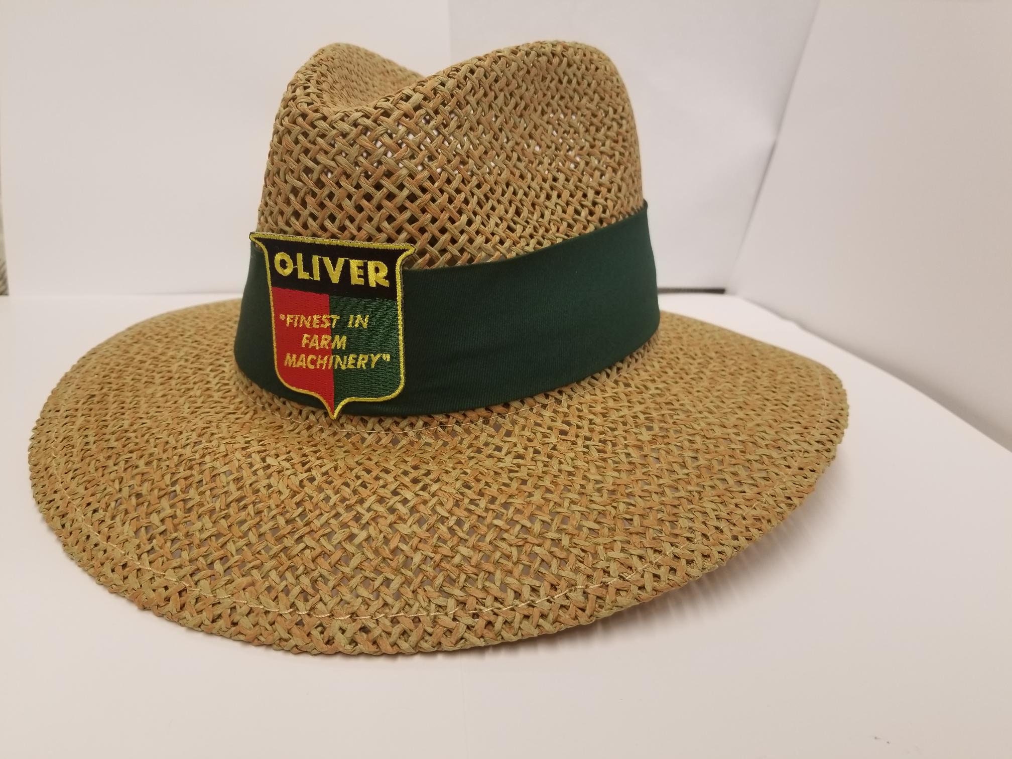 Livity Outernational Brown Woven Straw Hat w/ Olive Ribbon – Boutique Fall & Hol Straw Hepburn Hat with Ribbon - Classic and Elegant Summer  main image 3