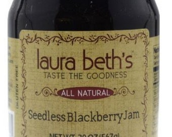 Laura Beth's SEEDLESS Blackberry Jam - 20 oz.